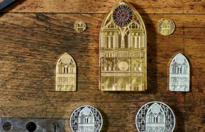 Die Pariser Münze enthüllt neue Münzen zur Wiedereröffnung von Notre-Dame