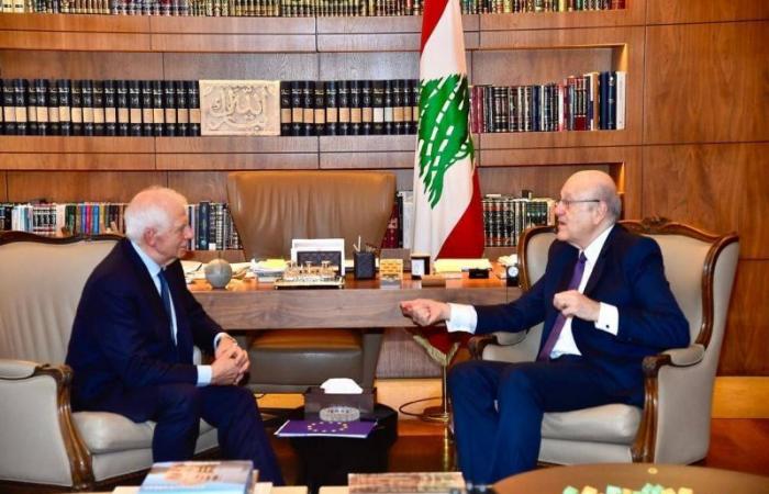 Borrell besucht den Libanon „am Rande des Zusammenbruchs“ und fordert einen Waffenstillstand