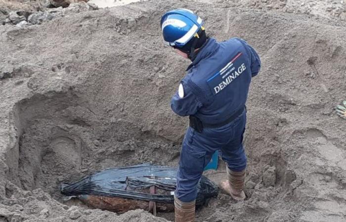 Nach erfolgreicher Entschärfung wird der Sicherheitsbereich aufgehoben