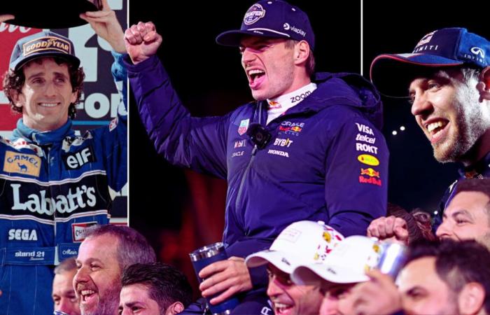 Der vierfache Weltmeister Max Verstappen reiht sich in die ewige Liste ein – und die, die noch vor ihm liegen