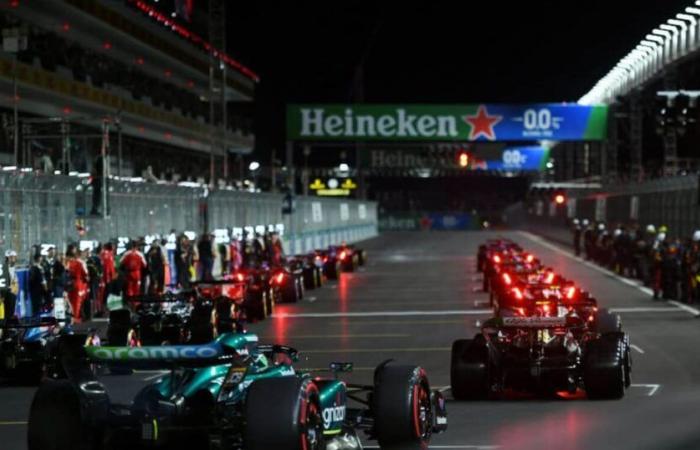 Wann geht beim Grand Prix von Las Vegas das Licht aus?