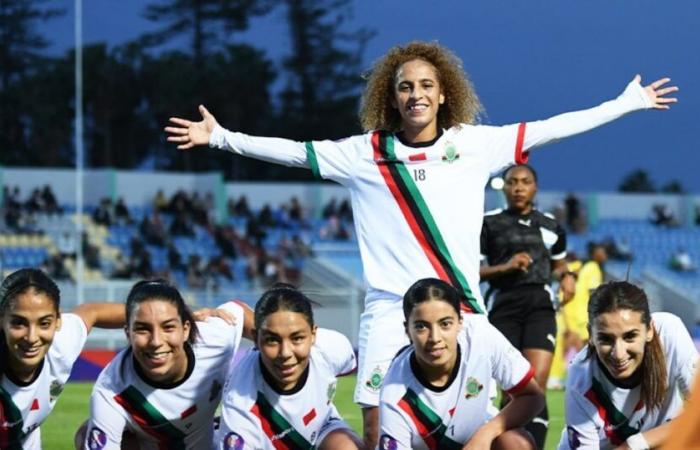 Sanaa Mssoudy und Doha El Madani im typischen Team für die Women’s Champions League 2024