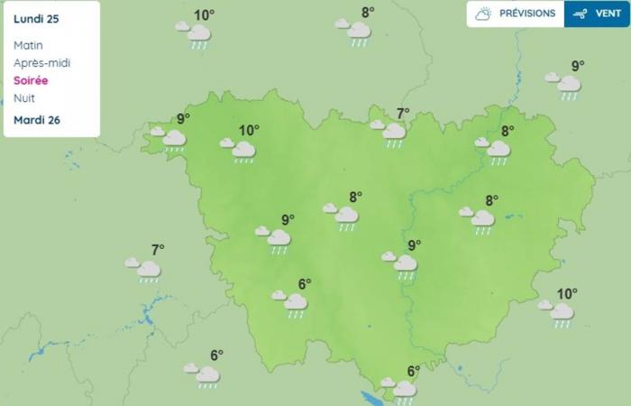 Die Wettervorhersage für diesen Montag in Haute-Loire