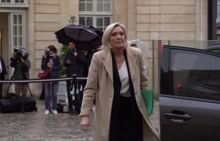 Barnier in Beratungen, Le Pen traf in Matignon ein