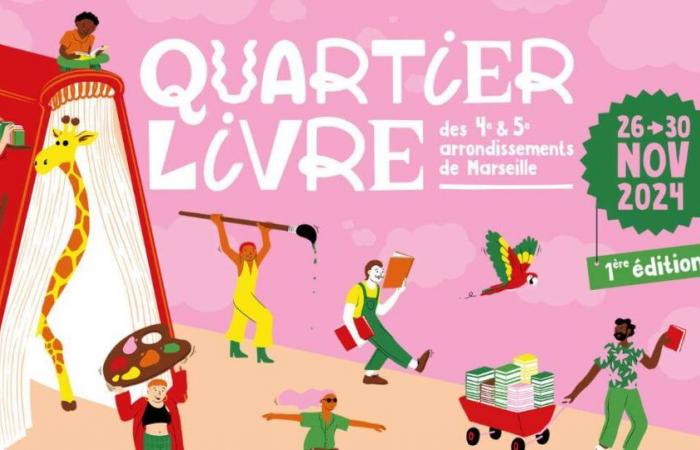 Quartier Livre Festival: Eine erste Ausgabe zum Erleben vom 26. bis 30. November – vom 26.11.2024 bis 30.11.2024 – Marseille