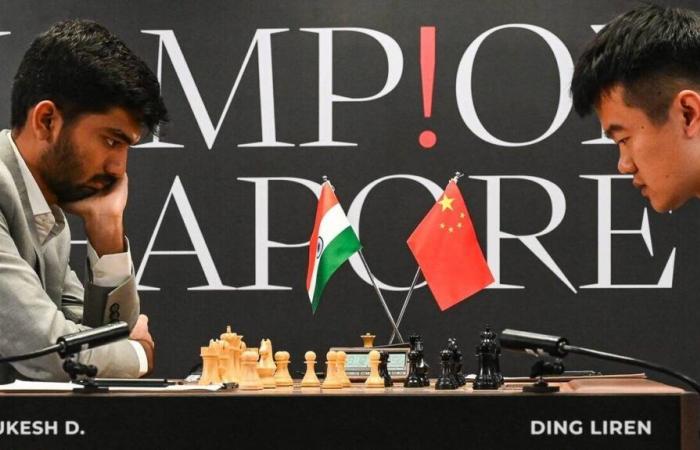 Schach. Außenseiter Ding Liren überrascht Gukesh zu Beginn des Kampfes um den Weltmeistertitel