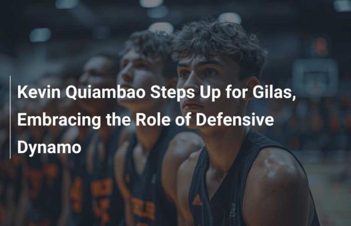 Kevin Quiambao übernimmt für Gilas die Rolle des defensiven Dynamos