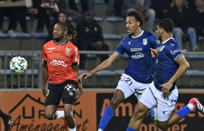 Ligue 2. Lorient verfehlt das Ziel, Dunkerque kann die sehr gute Operation des 14. Spieltages durchführen