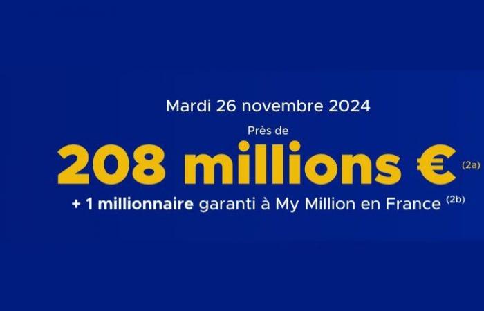 EuroMillions FDJ: Versuchen Sie diesen Dienstag, den Mega-Jackpot von 208 Millionen Euro zu gewinnen