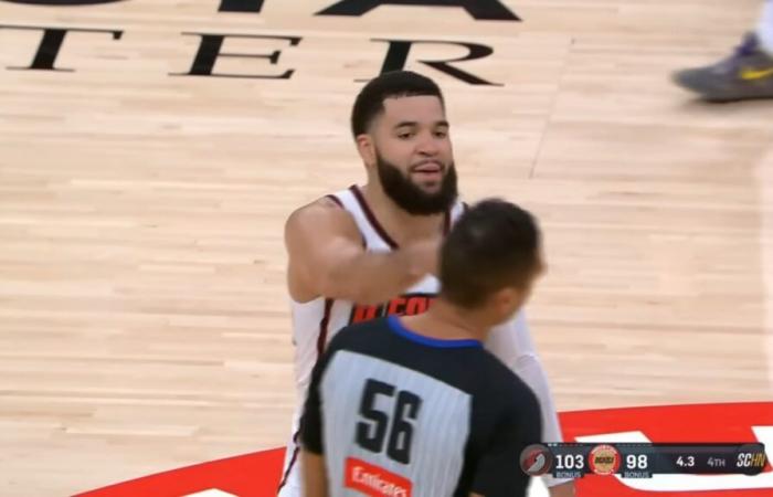 Fred VanVleet verhängte eine Geldstrafe von 50.000 US-Dollar