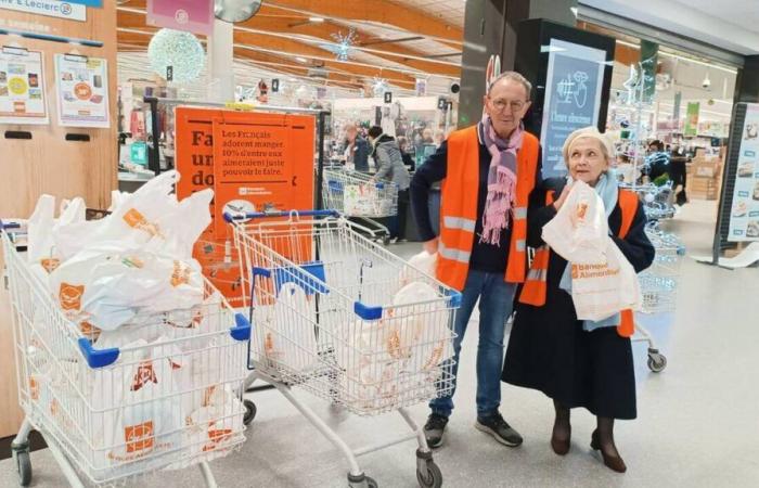 In Mayenne sammelten Freiwillige 6.783 kg Produkte und Lebensmittel, „ein tolles Ergebnis“