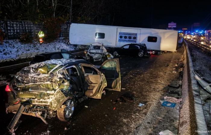 Sturm Caetano: Eines der bei dem Unfall mit einem Blablacar, vier Fahrzeugen und einem Motorrad schwer verletzten Opfer ist gestorben