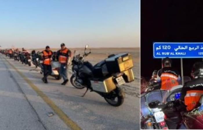 Eine beispiellose globale Leistung: Die Tour „Die marokkanische Sahara in den Augen der Araber“ durchquert mit Green March-Motorrädern mit großem Erfolg die Wüste des leeren Viertels Saudi-Arabiens