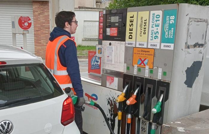 Total testet die Rückkehr des Tankwarts in einer Quimper-Station!