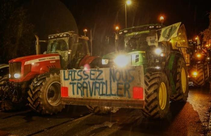 ein Traktorenkonvoi in Straßburg, geplante Aktionen anderswo in Frankreich