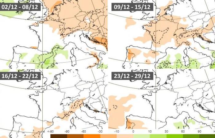 Ist bis Weihnachten weiterer Schneefall möglich? 25.11.2024