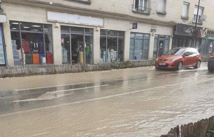 Ein vom Wasser überflutetes Stadtzentrum an diesem Wochenende in der Oise: Was ist passiert?