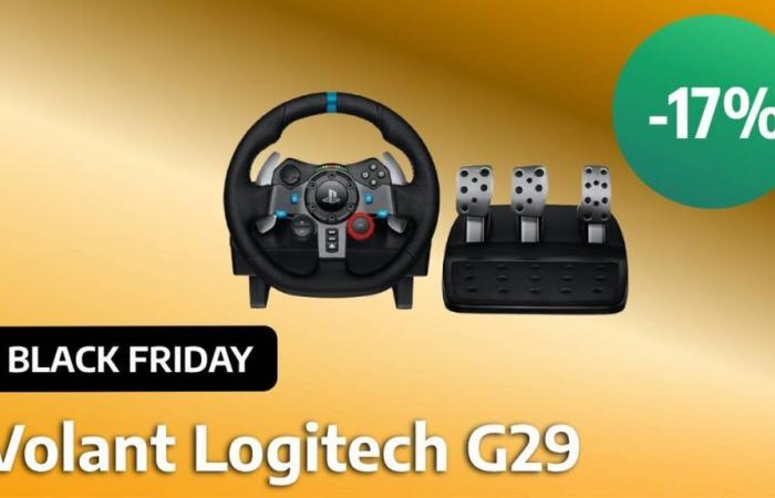 Black Friday: Mit seinem realistischen Force-Feedback ist das Logitech G29-Lenkrad für PS5, PS4, PC und Mac zum Schnäppchenpreis erhältlich