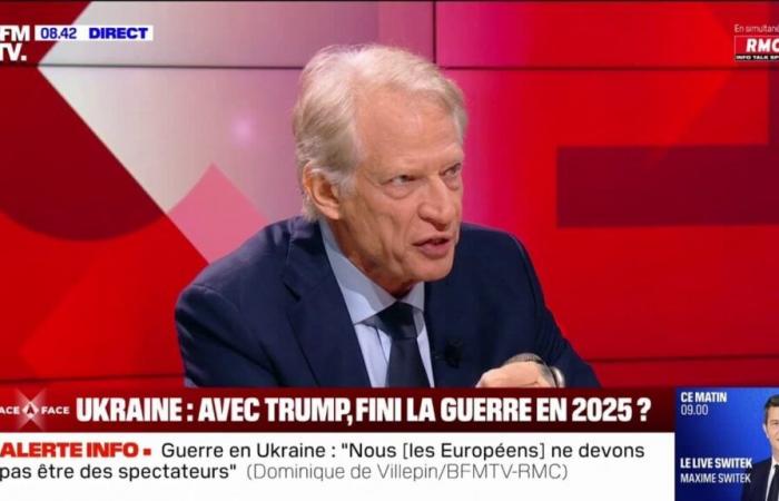 Dominique de Villepin reagiert auf die Hypothese, Truppen in die Ukraine zu schicken