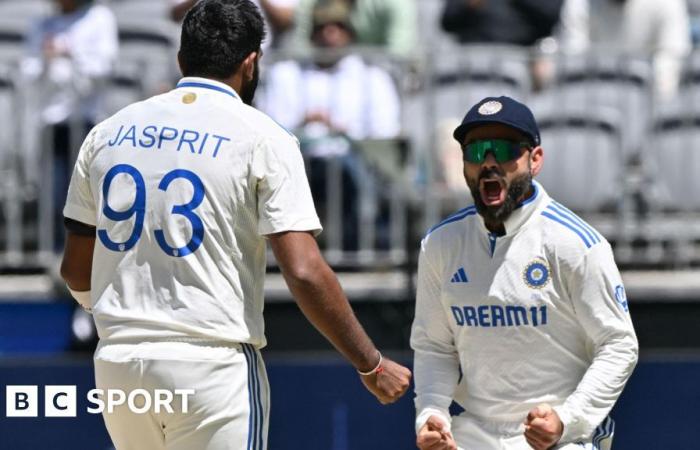 Indien besiegte Australien im ersten Test der Border-Gavaskar Trophy in Perth mit 295 Läufen