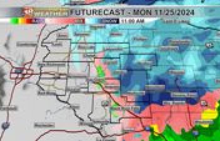 Montagmorgen Schneeschauer mit windigem Wind; Die Temperaturen sinken im Laufe der Woche | Wetter