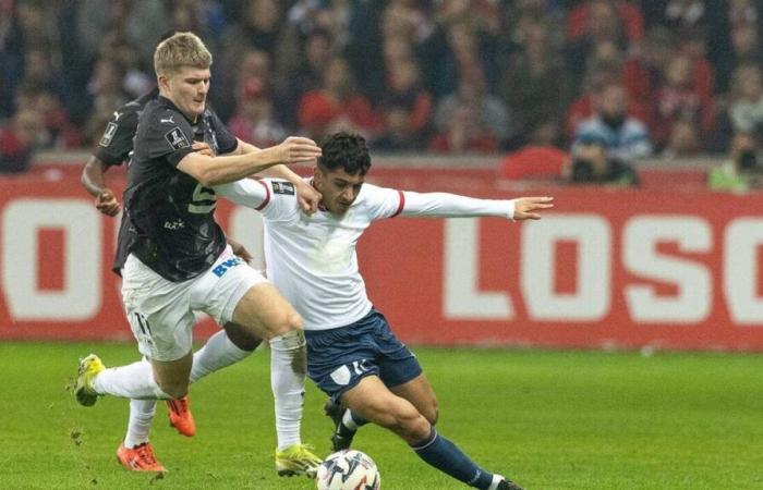 Stade Rennes. Als Jordan James aus dem Keller kommt