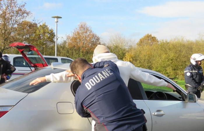 beeindruckender Polizeieinsatz auf der Autobahn