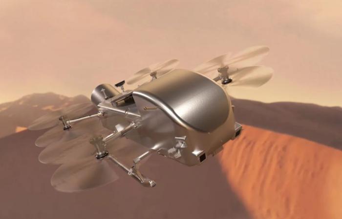 Die NASA beauftragt SpaceX, ihre Libellendrohne Dragonfly im Jahr 2028 zum Titan zu schicken