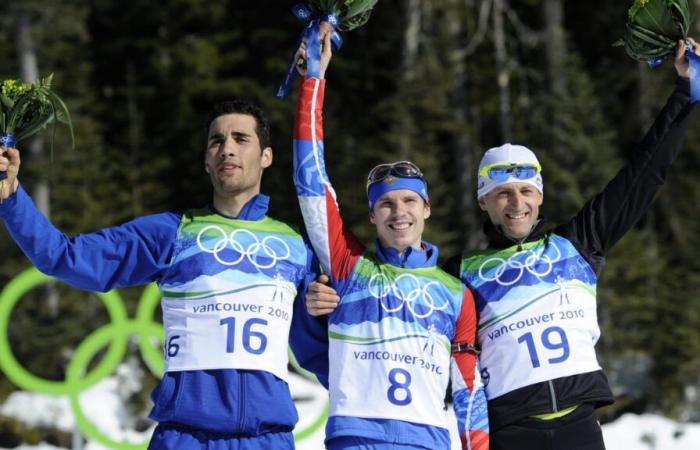 14 Jahre später holt sich Martin Fourcade eine olympische Goldmedaille