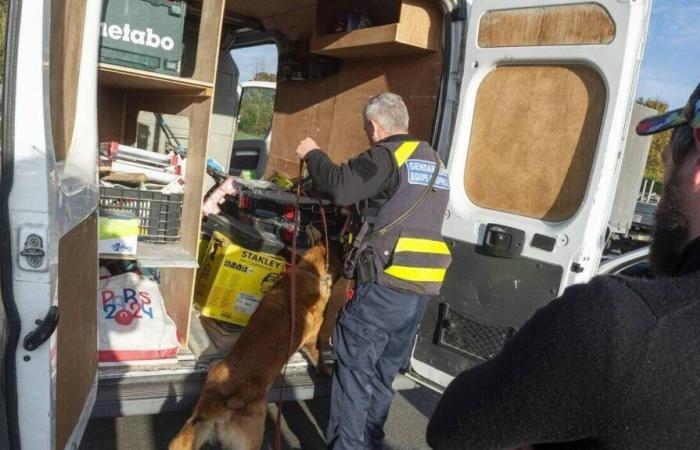 In Ille-et-Vilaine werden Lastwagen für den Black Friday überwacht