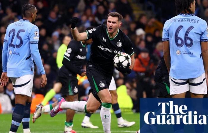 Manchester City verspielt die Drei-Tore-Führung, als Feyenoord eine atemberaubende Aufholjagd hinlegt | Champions League