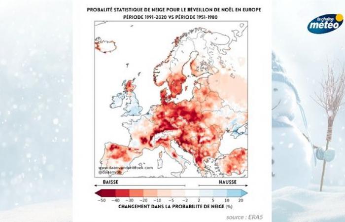 Können wir dieses Jahr zu Weihnachten in Frankreich mit Schnee rechnen?