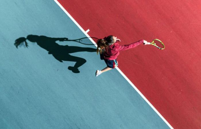 Sport vom Himmel aus gesehen vom Fotografen Edouard Salmon