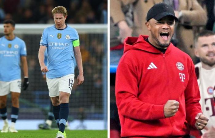 ÜBERBLICK. Verrückter Abend in der Champions League: Ungläubigkeit bei Manchester City nach erneutem Punktverlust, Kompany gewinnt endlich das Topspiel mit den Bayern