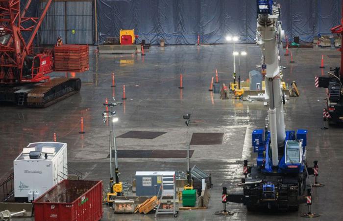 Olympiastadion | Da das Dach praktisch demontiert ist, verspricht der Winter eine große Herausforderung zu werden