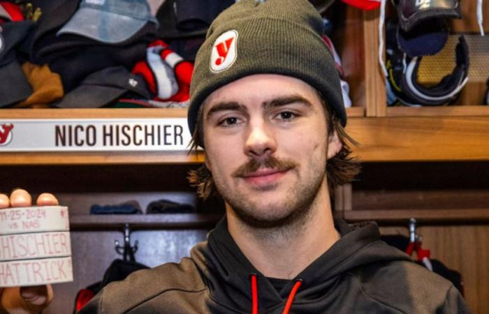 NHL: Nico Hischier erzielt seinen ersten Hattrick