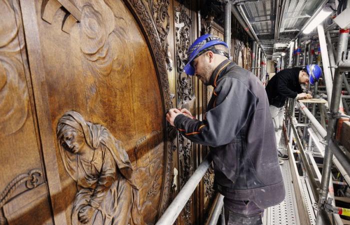 Auf Wiedersehen Skaten! Die Holzskulpturen von Notre-Dame de Paris erhalten ihren Glanz zurück