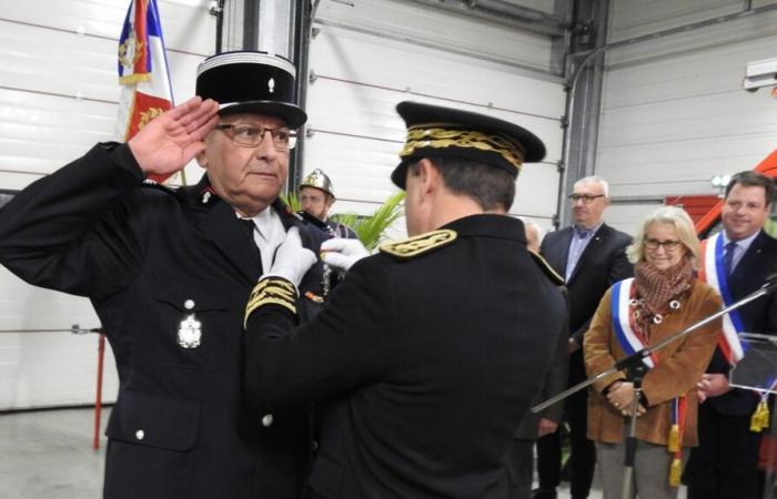 Übergabe der Macht an das Feuerwehr- und Rettungszentrum Levroux