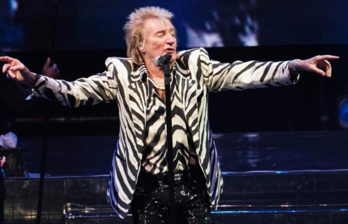 Rod Stewart tritt beim Glastonbury Festival auf