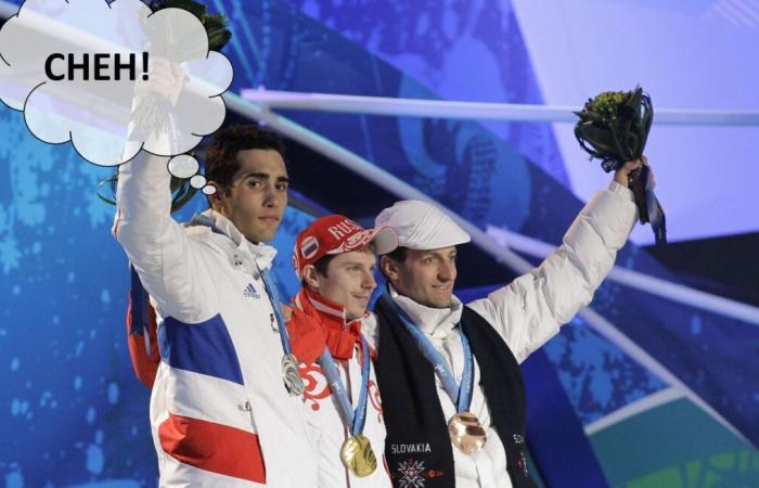 Vierzehn Jahre später gewinnt Martin Fourcade seine sechste olympische Goldmedaille