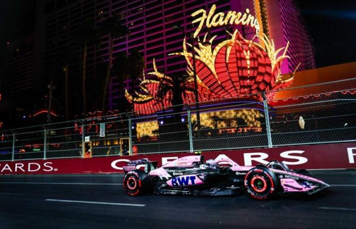 Wenn die Polizei während des GP von Las Vegas Spaß daran hat, Formel-1-Autos aufblitzen zu lassen