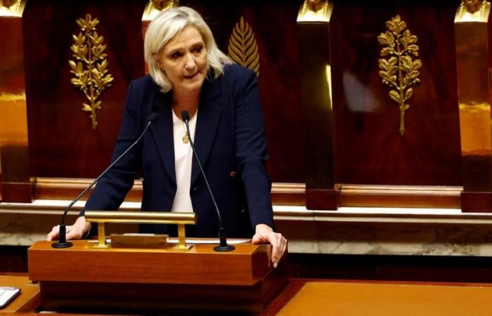 Marine Le Pen klagt Emmanuel Macron an und prangert „Fake News“ im Falle staatlicher Zensur an