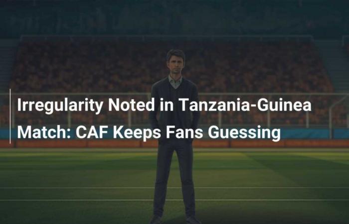 Während des Spiels Tansania-Guinea wurde eine Unregelmäßigkeit festgestellt: CAF lässt die Fans im Dunkeln