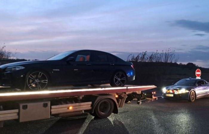 Er testete „die Leistung seines Autos“: Er raste mit 243 km/h am Steuer eines BMW auf einer Autobahn in den Ardennen