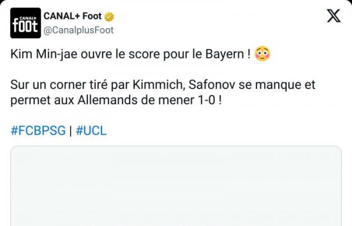 Bayern reduziert PSG – C1 – J5 – Bayern-PSG (1-0)