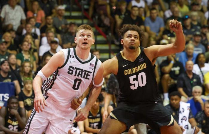 Die besten Fotos vom Sieg der MSU Basketball gegen Colorado in…