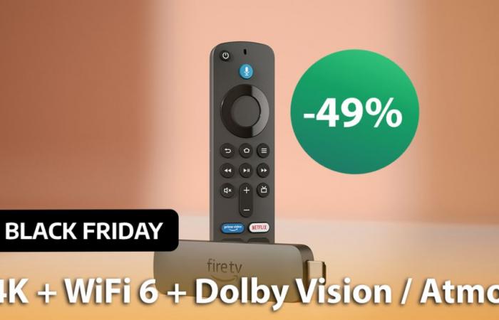 Black Friday: Amazon reduziert den Preis des Fire TV Stick 4K, damit jeder einen Smart-TV hat!