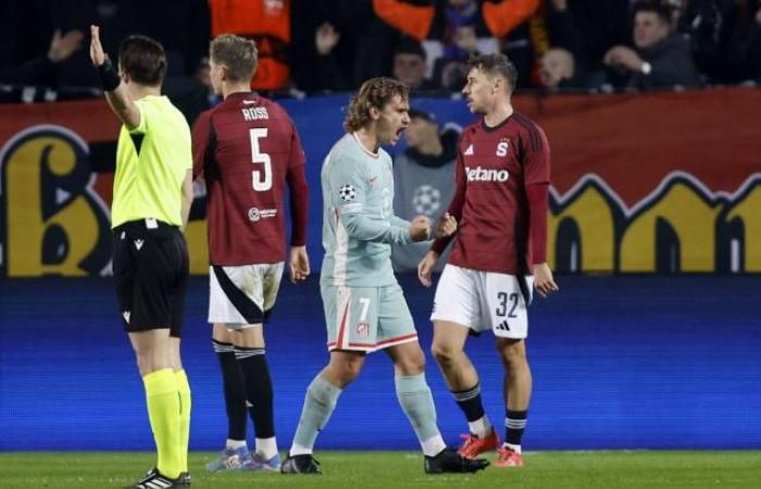 Mit einem Griezmann-Torschützen schlägt Atlético de Madrid Sparta Prag in der Champions League