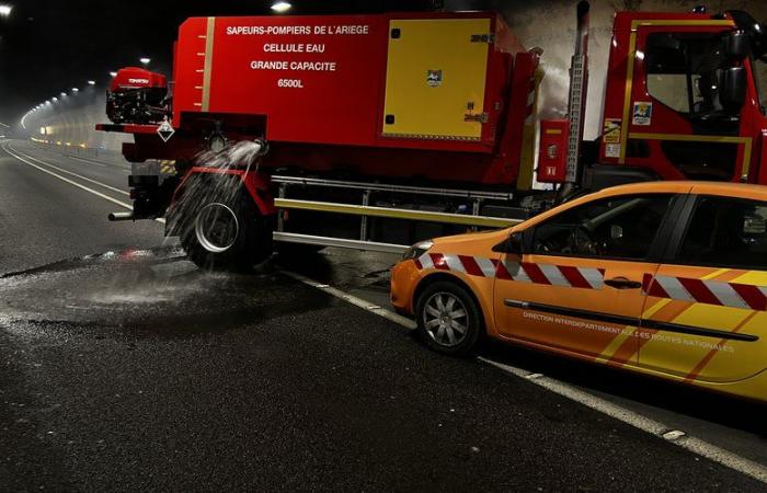 Unfall im Foix-Tunnel, Transport gefährlicher Materialien … Die Präfektur Ariège führte eine umfassende zivile Sicherheitsübung durch