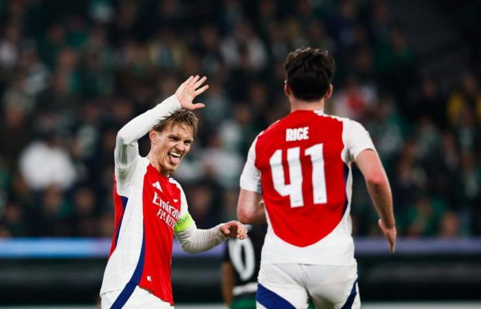 Arsenal lässt gegen Sporting Portugal Dampf ab – C1 – J5 – Sporting CP-Arsenal (1-5)